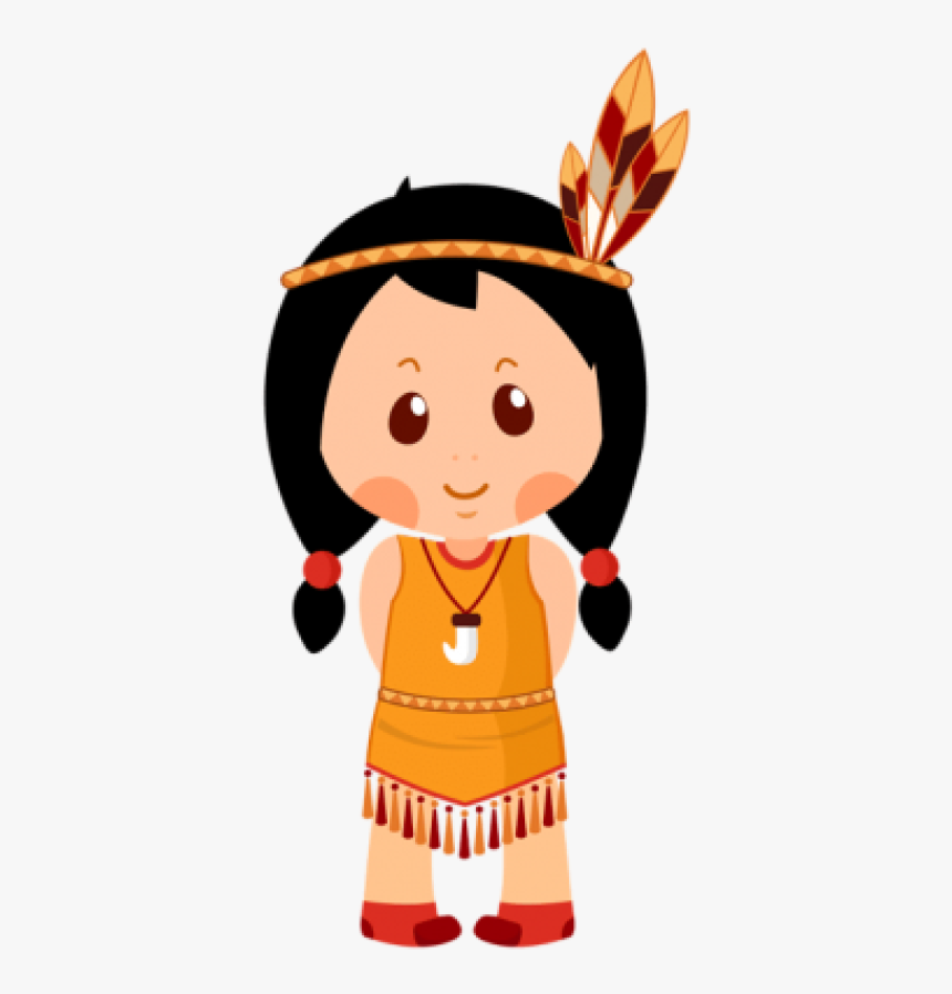 Native Americans Cartoon Drawing, HD Png Download