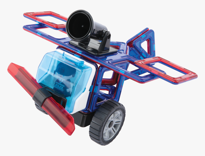 Transparent Police Helicopter Png - Magformers Police And Rescue, Png Download