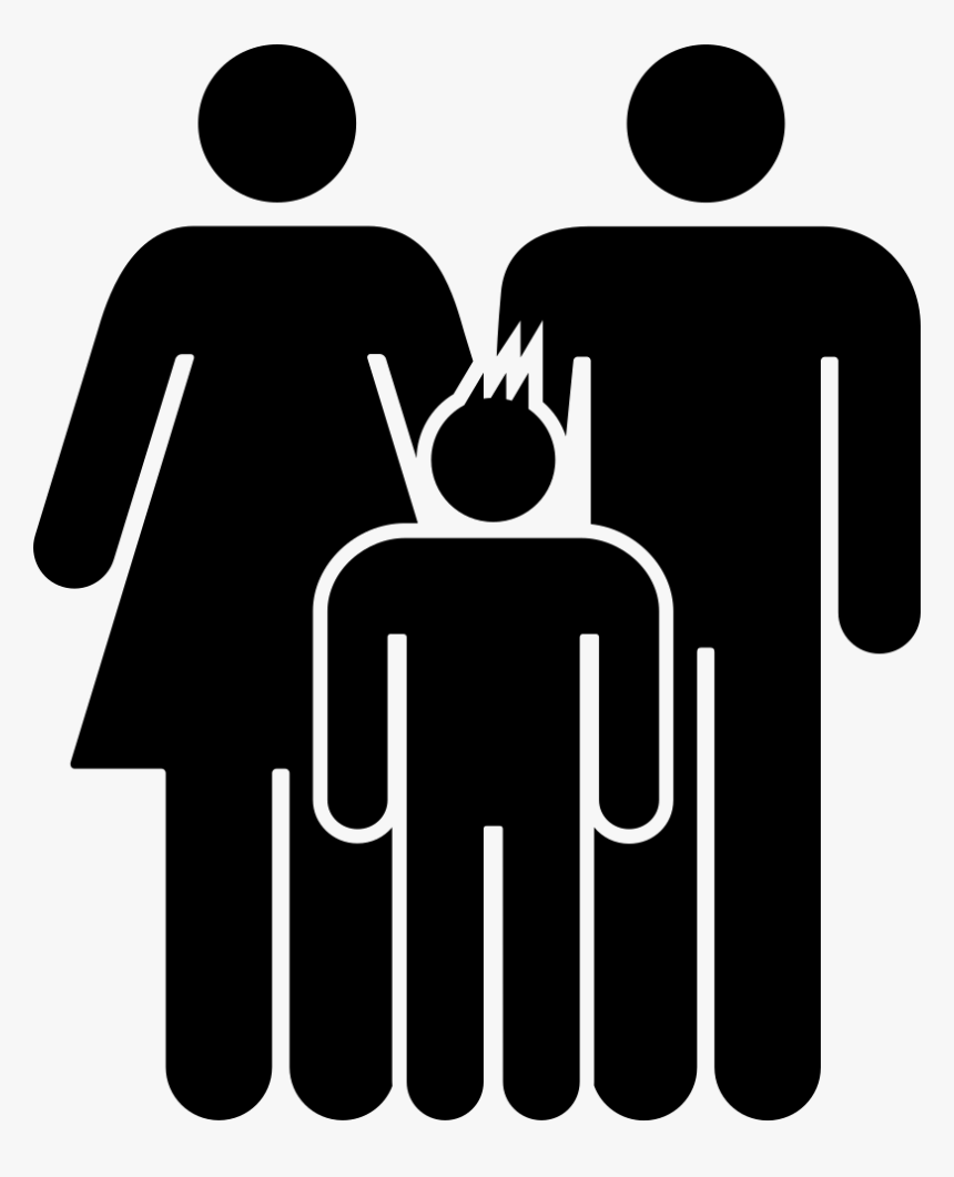 Familiar Group Of Three Persons Mother Father And Son - Mother Father Icon, HD Png Download