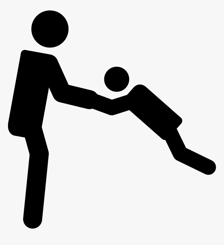 Father Turning His Son In Circles Around Him - Icone Pai E Filho Png, Transparent Png