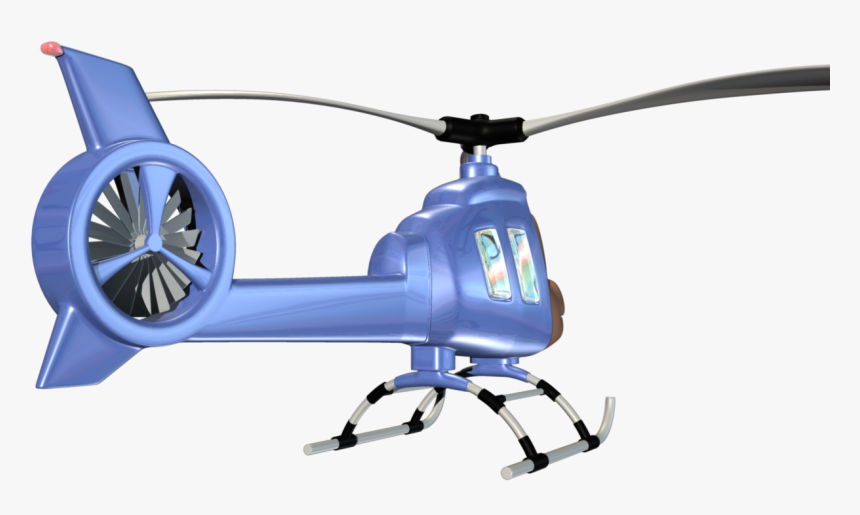 Cartoon Helicopter Png - Helicopter Back Png, Transparent Png