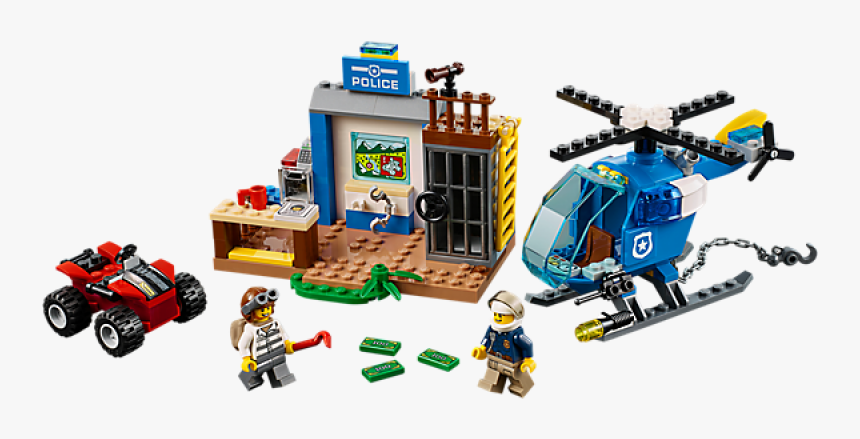 Mountain Police Chase - Lego Juniors Mountain Police Chase, HD Png Download