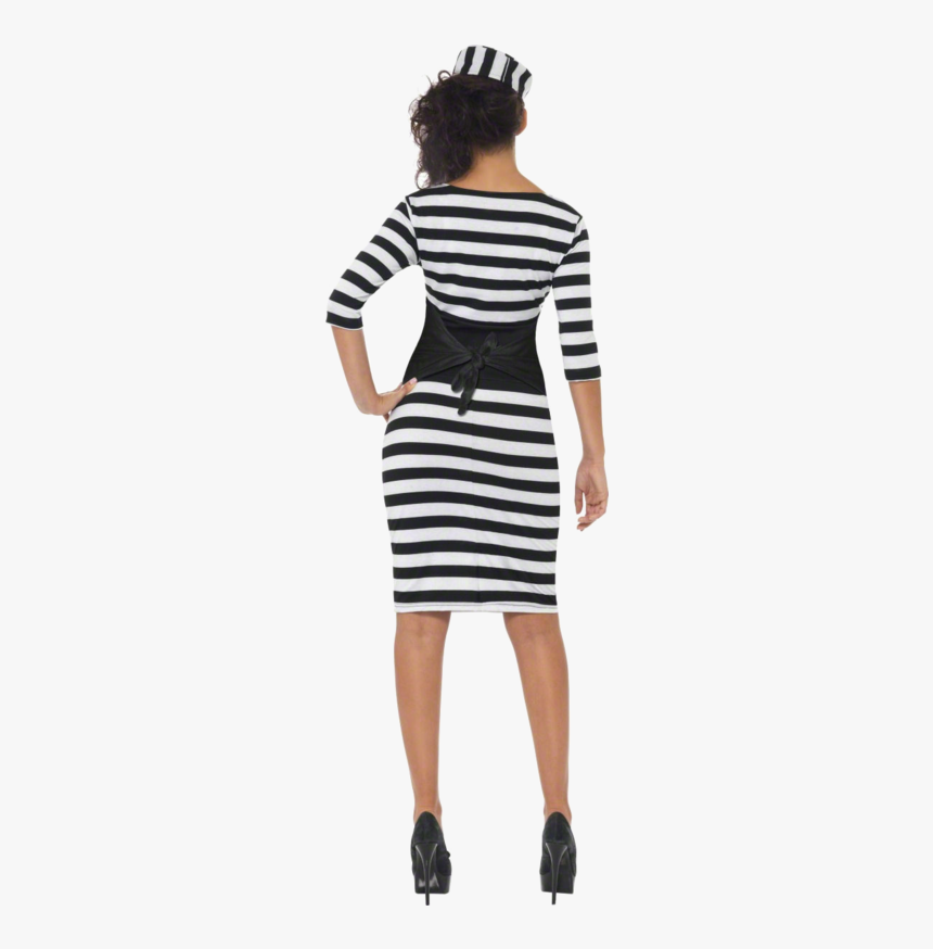 Dress Classy Convict Costume Adult Clothing Prisoner - Costume, HD Png Download