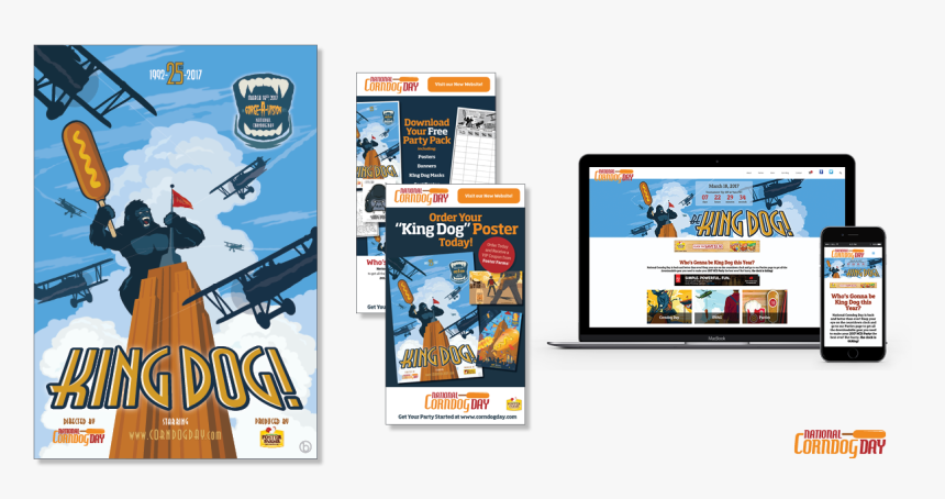 National Corndog Day - Online Advertising, HD Png Download