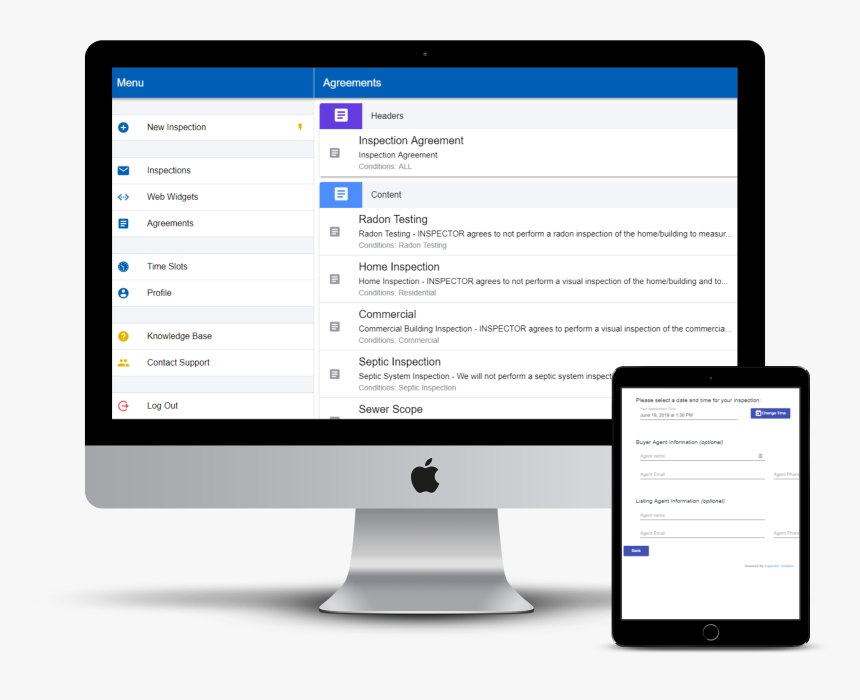 Home Inspection Scheduling Software - Responsive Web Design, HD Png Download