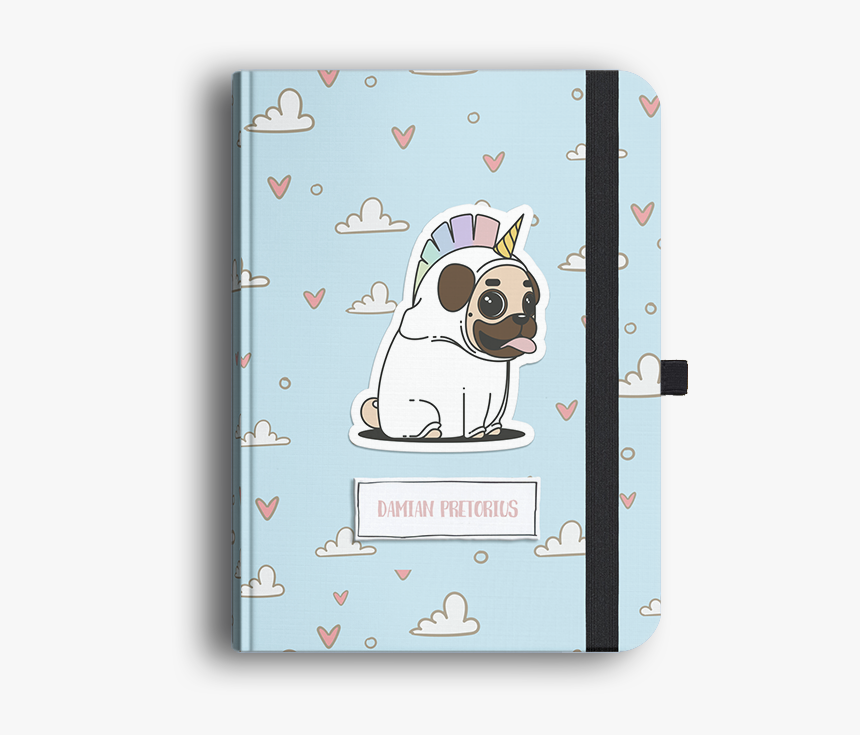 Picture Of Corn Dog Luxury Journal - Pug, HD Png Download