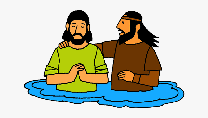 Baptism Of Jesus - Jesus Is Baptised Clipart, HD Png Download