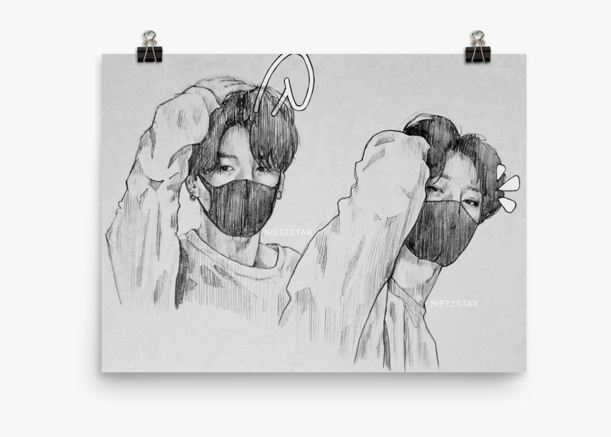 Jungkook Airport Fashion Art, HD Png Download