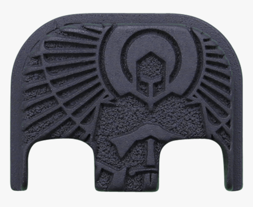 Guardian Defense Titanium Blackout Finish Back Plate - Gdxtaeyang Logo, HD Png Download