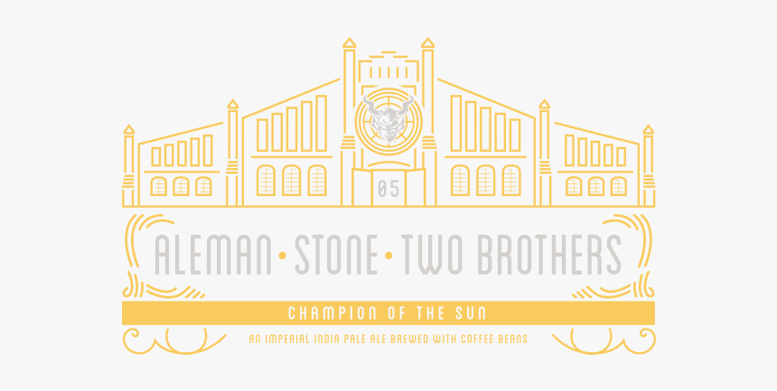 Aleman / Two Brothers / Stone Champion Of The Sun - Aleman Stone Two Brothers Beer, HD Png Download