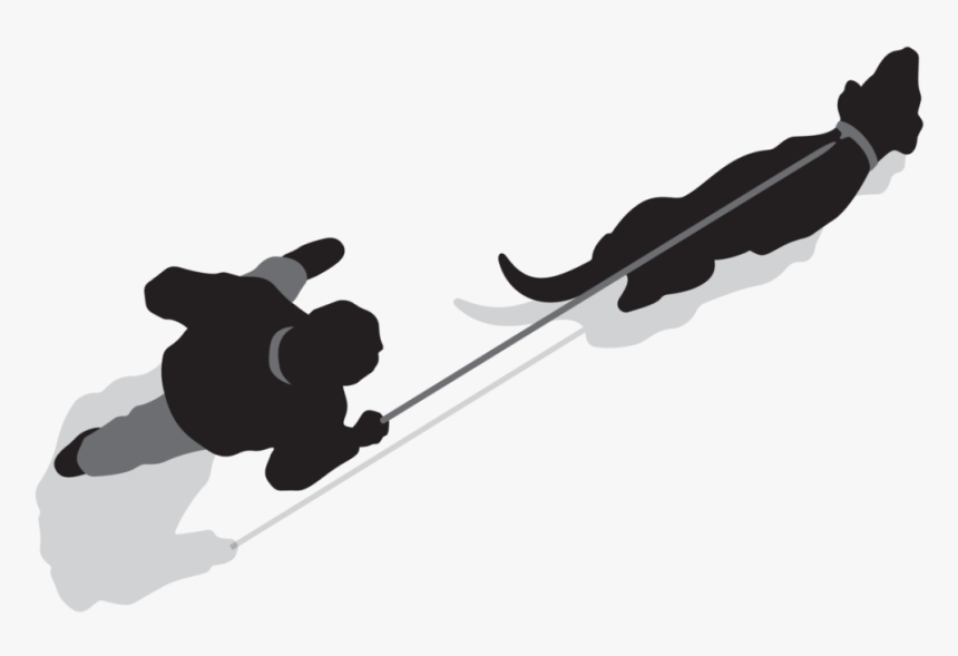 Transparent Man Walking Silhouette Png, Png Download