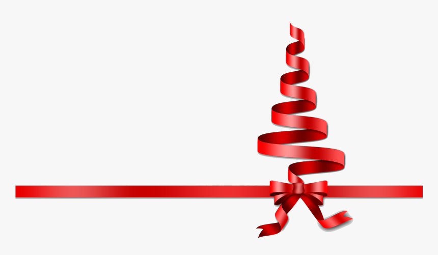 Transparent Text Ribbon Png - Ribbon Christmas Vector Png, Png Download