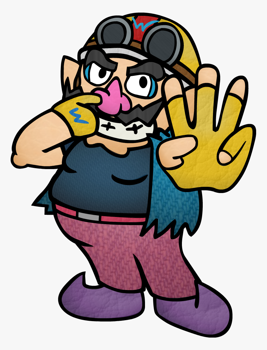 Wario Biker Outfit, HD Png Download