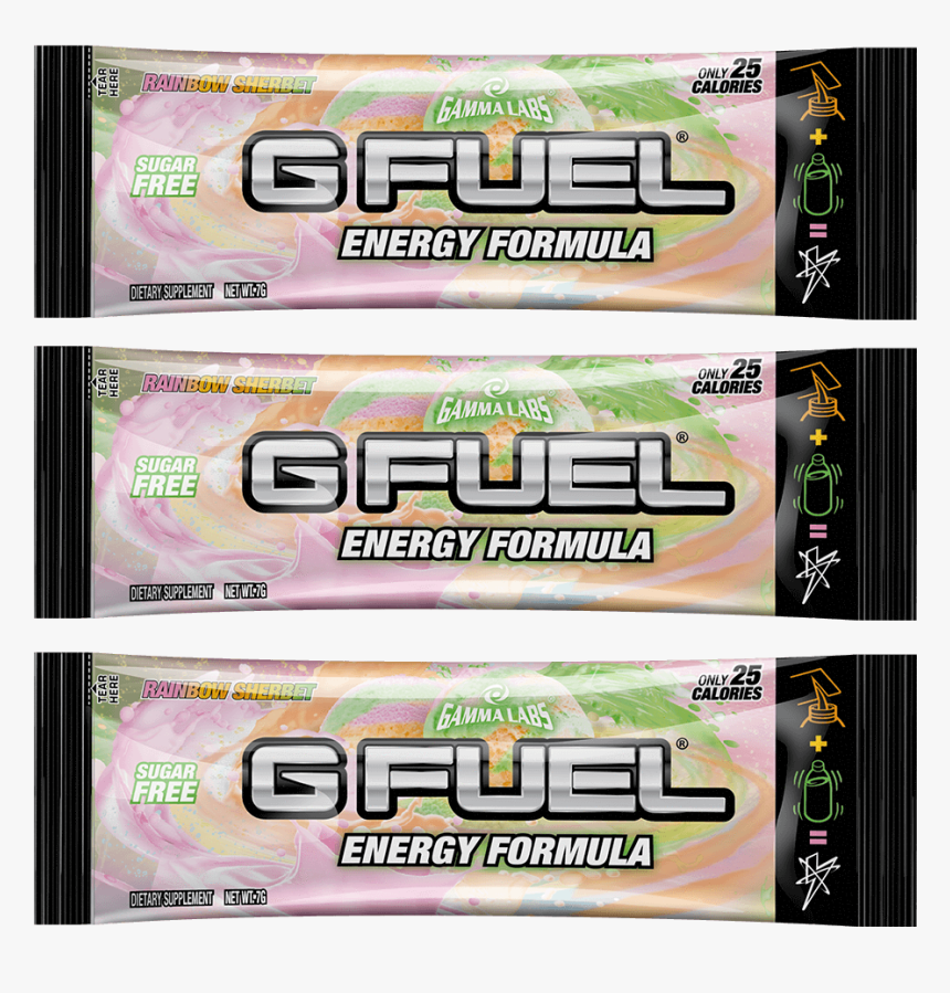 Rainbow Sherbet - Gfuel Cotton Candy Pack, HD Png Download
