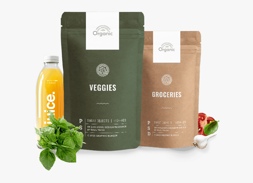 Organic Hero - Bottle, HD Png Download