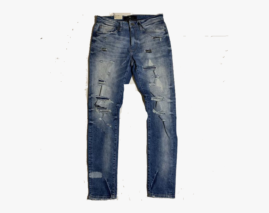 Jordan Craig Jean Destroyed Blue Jm3287 - Pocket, HD Png Download