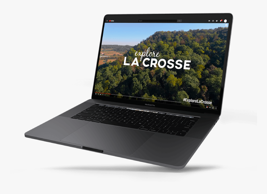 Youtube Video On A Laptop - Netbook, HD Png Download