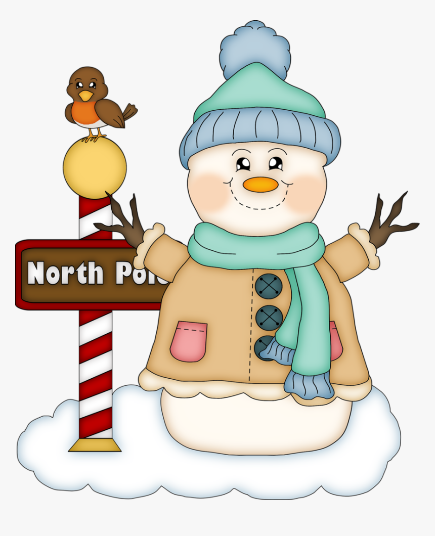 Winter Snow Clipart Transparent - Dibujos Bonitos De Navidad A Color, HD Png Download