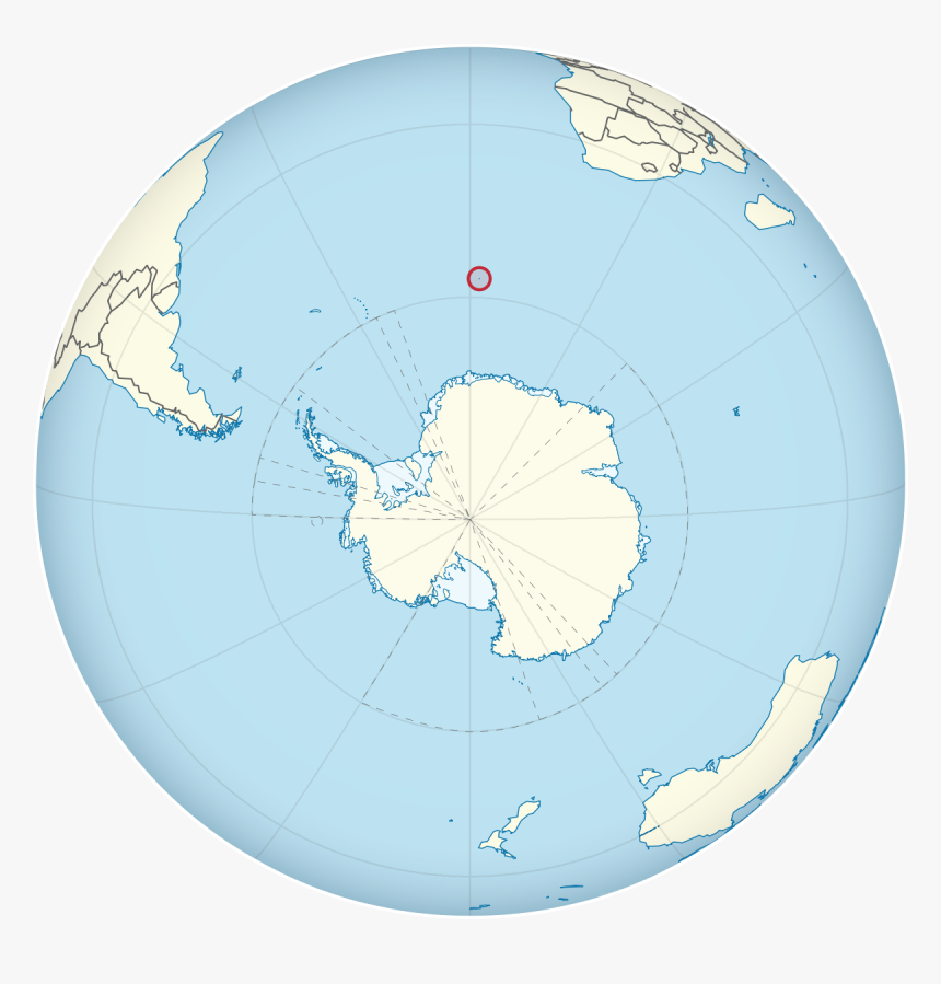 Bouvet Island On A Map, HD Png Download