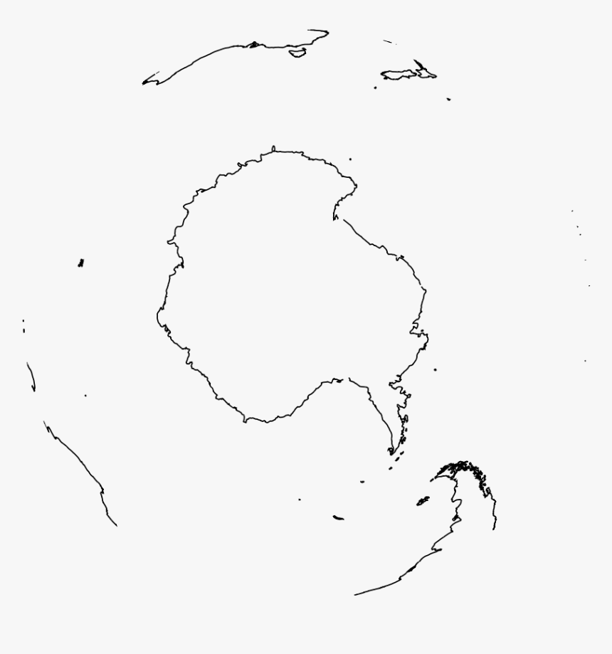 Antarctica As Viewed From Space - Clip Art, HD Png Download