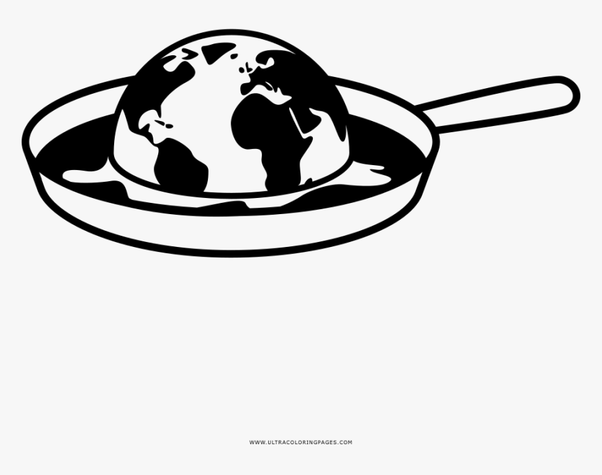 Global Warming Coloring Page - Drake Passage On World Map, HD Png Download