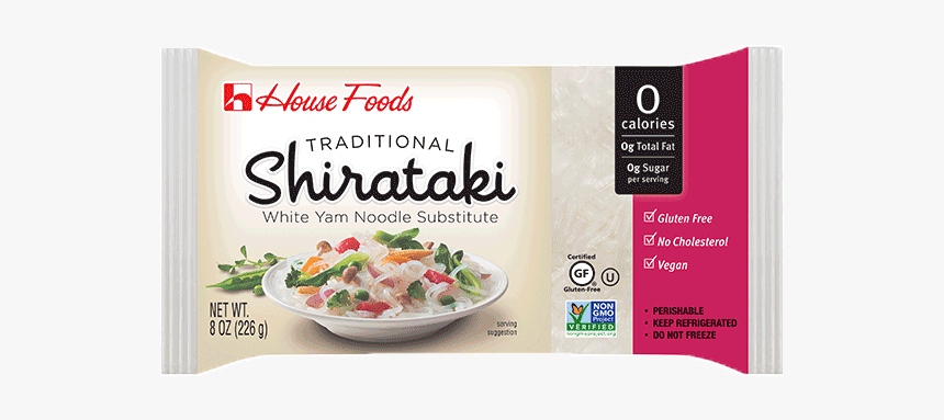 Traditional Shirataki - House Foods Shirataki Noodles, HD Png Download