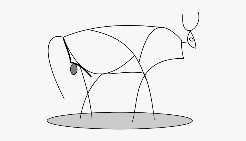 Toro Di Picasso - Cartoon, HD Png Download