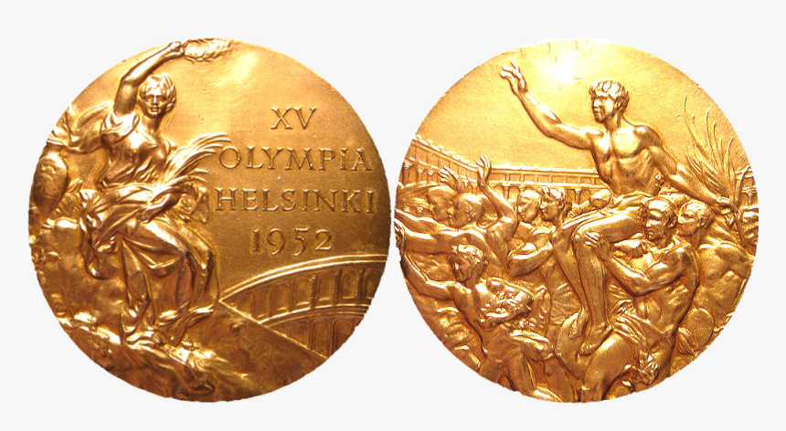 1952 Helsinki Summer Winner S Medal, 1952 Helsinki, HD Png Download