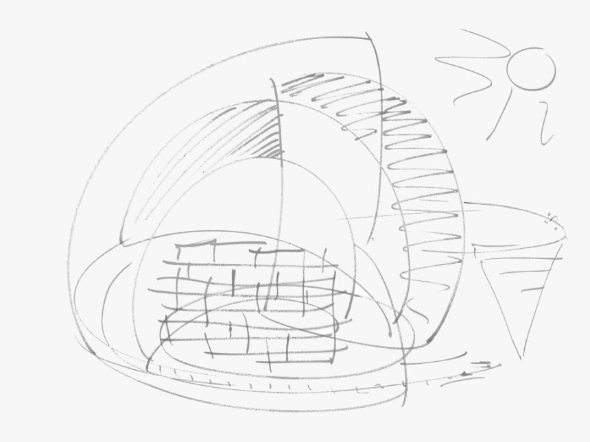 Olafur Eliasson Weather Project Concept Sketch, HD Png Download