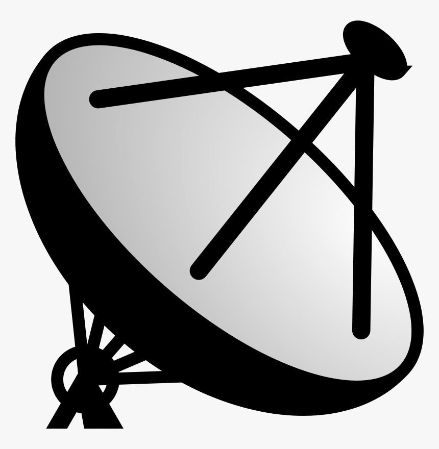 Simple Parabolic Antenna Dish - Satellite Dish Clipart, HD Png Download