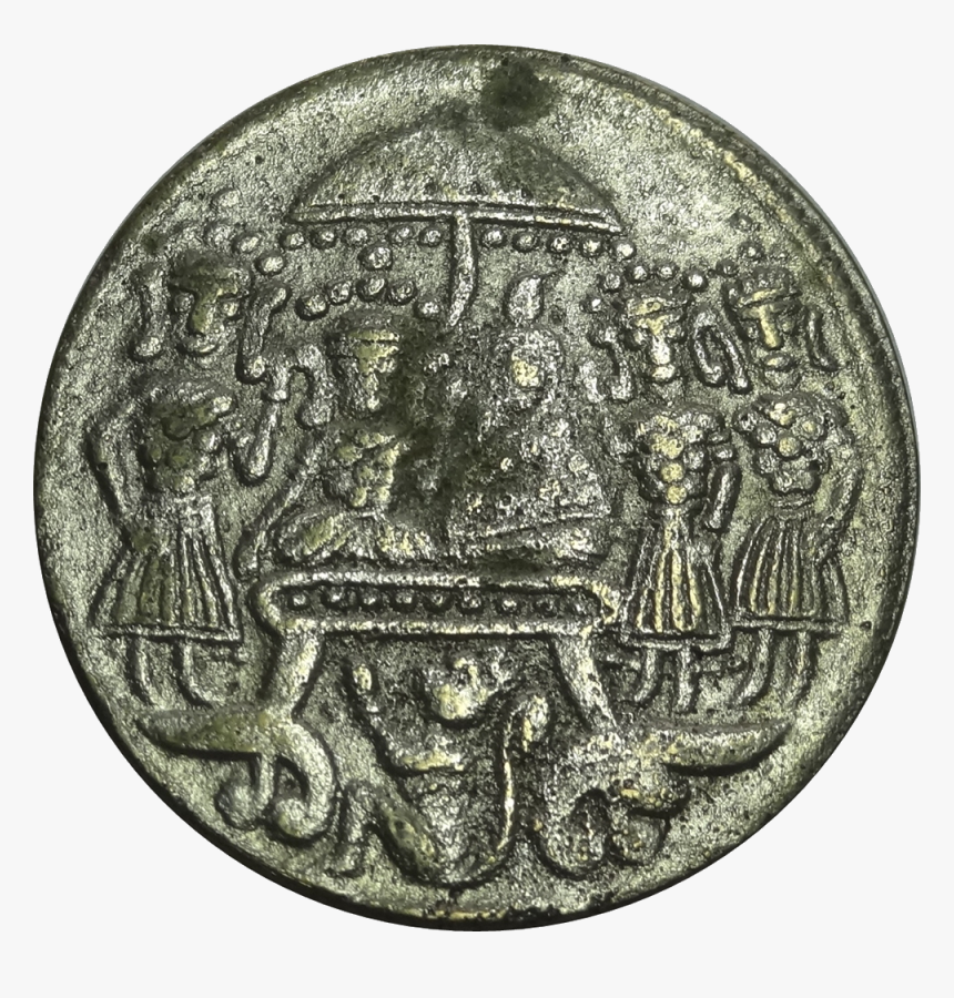 Shree Ram Darbar Old Copper Token Coin Sri Ram Sita - 2 Pfennig Leopold 1 1680, HD Png Download
