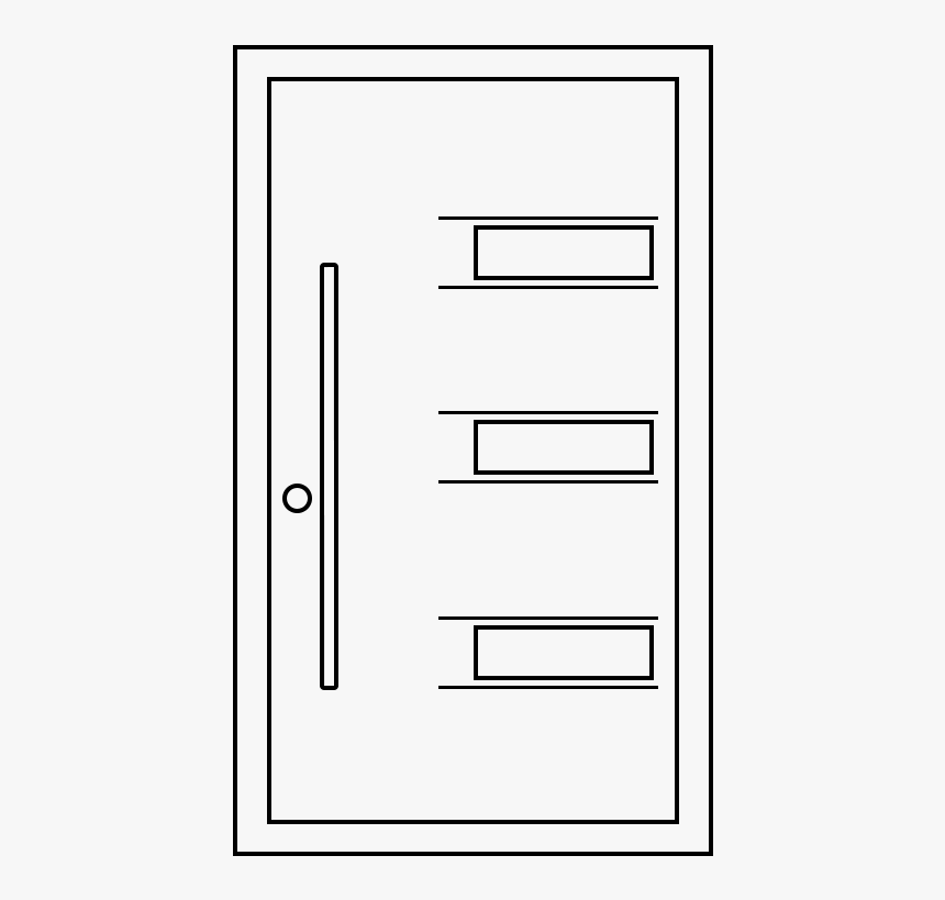 Fixed Upvc Windows - Line Art, HD Png Download