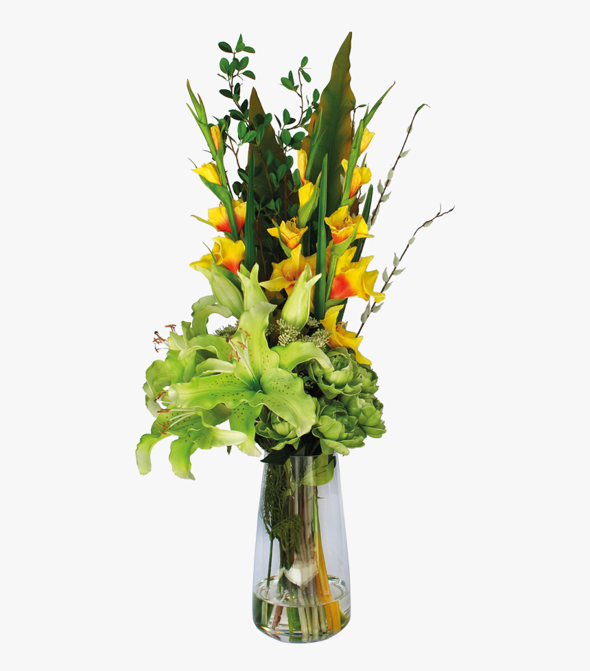 Transparent Flower Vase With Flowers Photography Png - Bouquet, Png Download