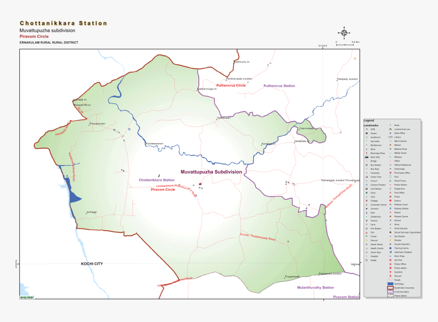 Chengamanad Grama Panchayath Border, HD Png Download