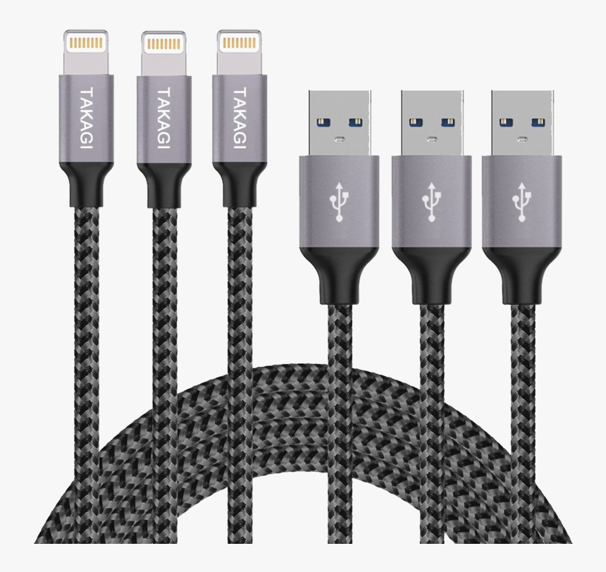 56166 - Nylon Braided Cable, HD Png Download