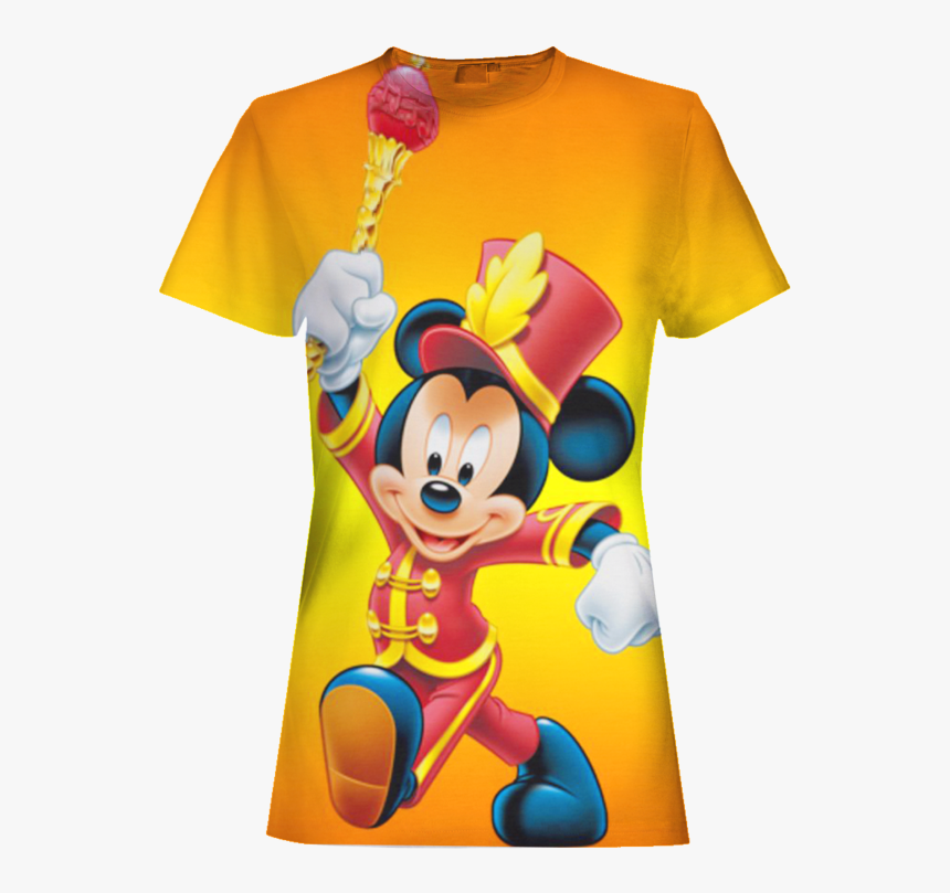 Anime Mickey Mouse 3d T-shirt - Mickey Mouse Png Clipart, Transparent Png