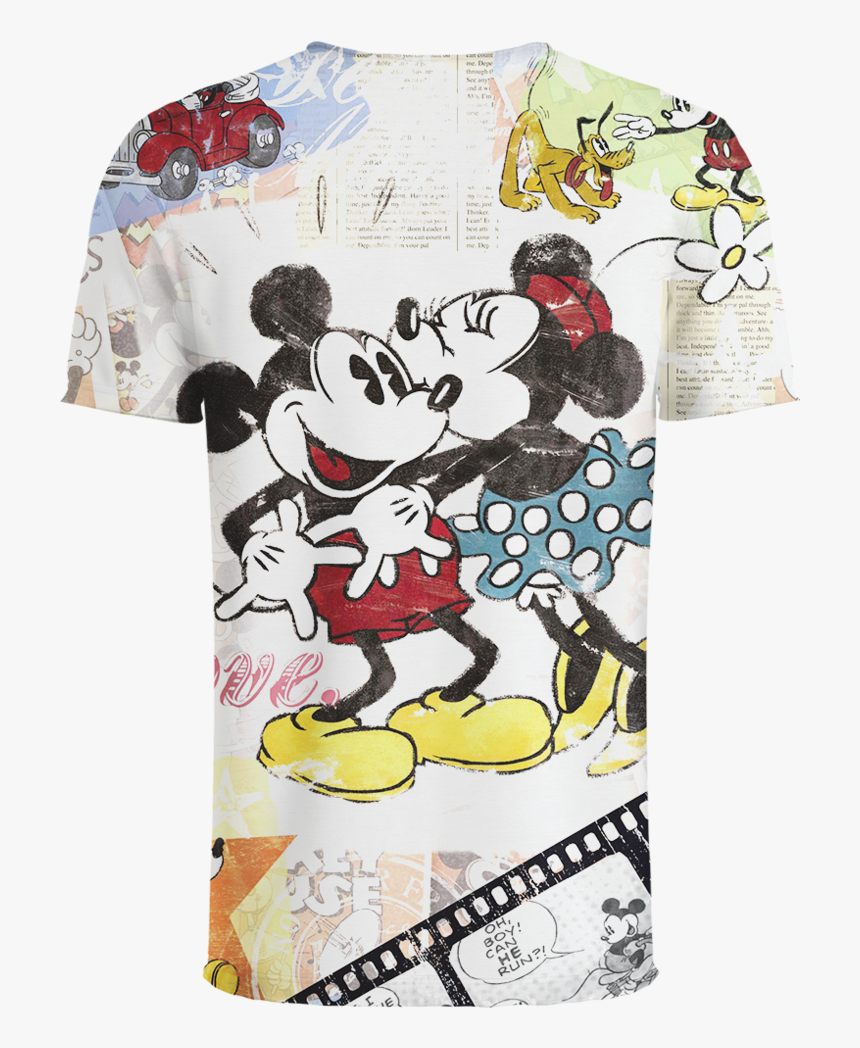 Anime Mickey Minnie Mouse 3d T-shirt - Iphone Disney, HD Png Download