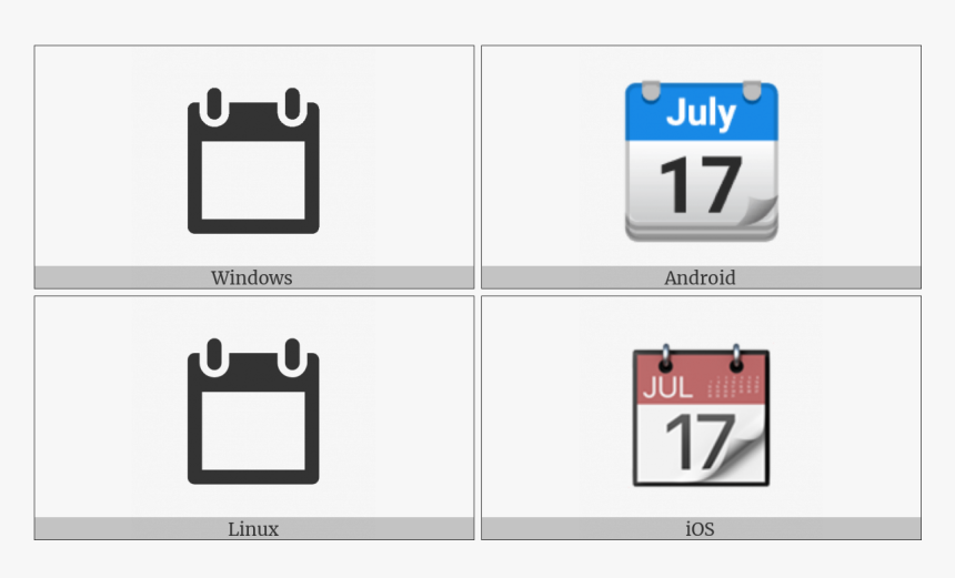 Tear-off Calendar On Various Operating Systems, HD Png Download