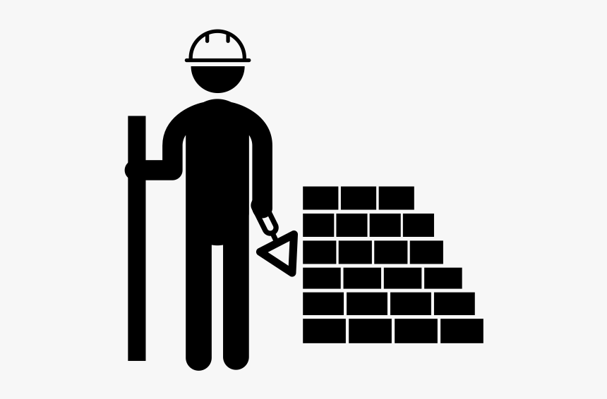 Construction Blue Collar Job Illustration, HD Png Download
