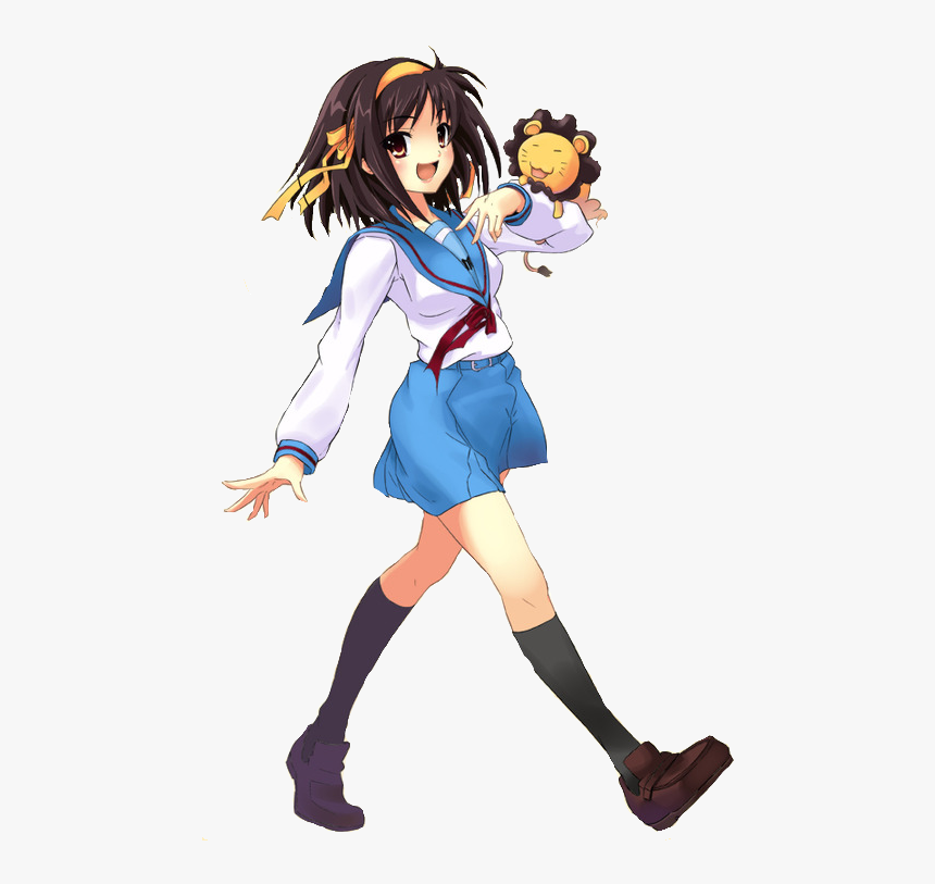 Haruhi Suzumiya Render By Yurippe Sama-d5xreal - Transparent Haruhi Suzumiya Png, Png Download