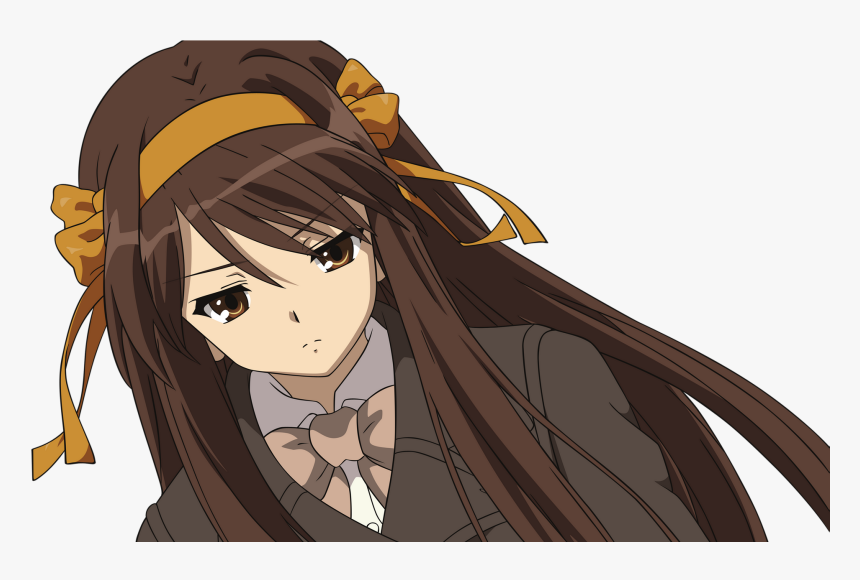 Transparent Haruhi Suzumiya Png - Anime Character Pic Transparent, Png Download