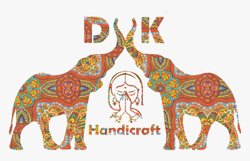 Hand Printed Fabric, Bagru Print Fabric, Block Print - Dvk Handicraft, HD Png Download
