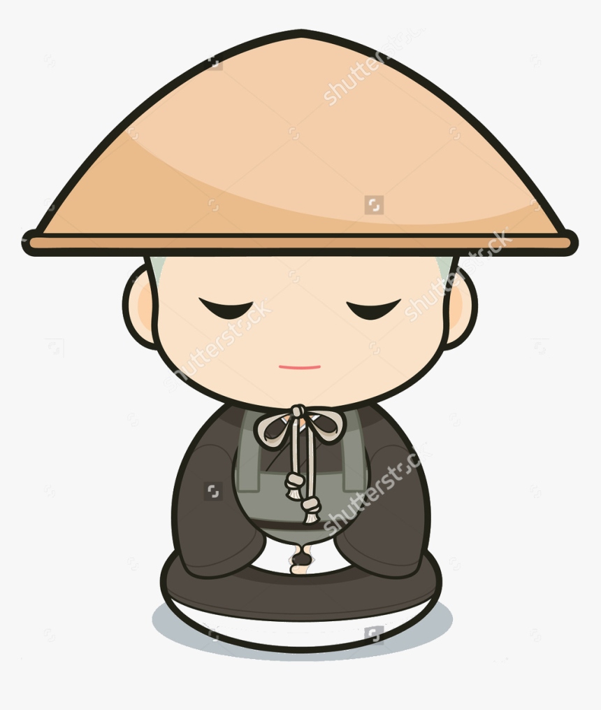 Monasticism Clipart - Buddhism In Japan Cartoon, HD Png Download