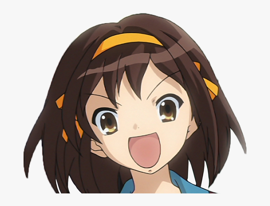 Sticker Kikoojap Haruhi Suzumiya Woah Ouah Super O - Melancholy Of Haruhi Suzumiya Kyon, HD Png Download