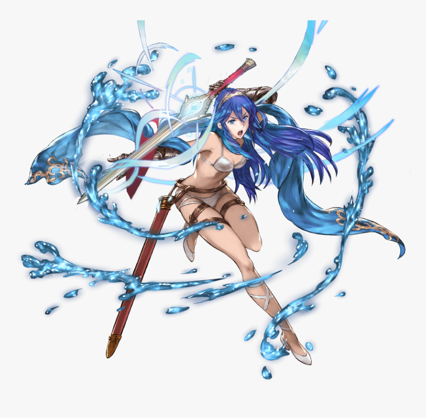 Fire Emblem Heroes Fire Emblem Awakening Super Smash - Fire Emblem Heroes Summer Lucina, HD Png Download