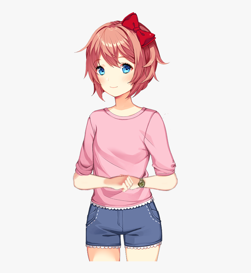 Doki Doki Sayori Png, Transparent Png