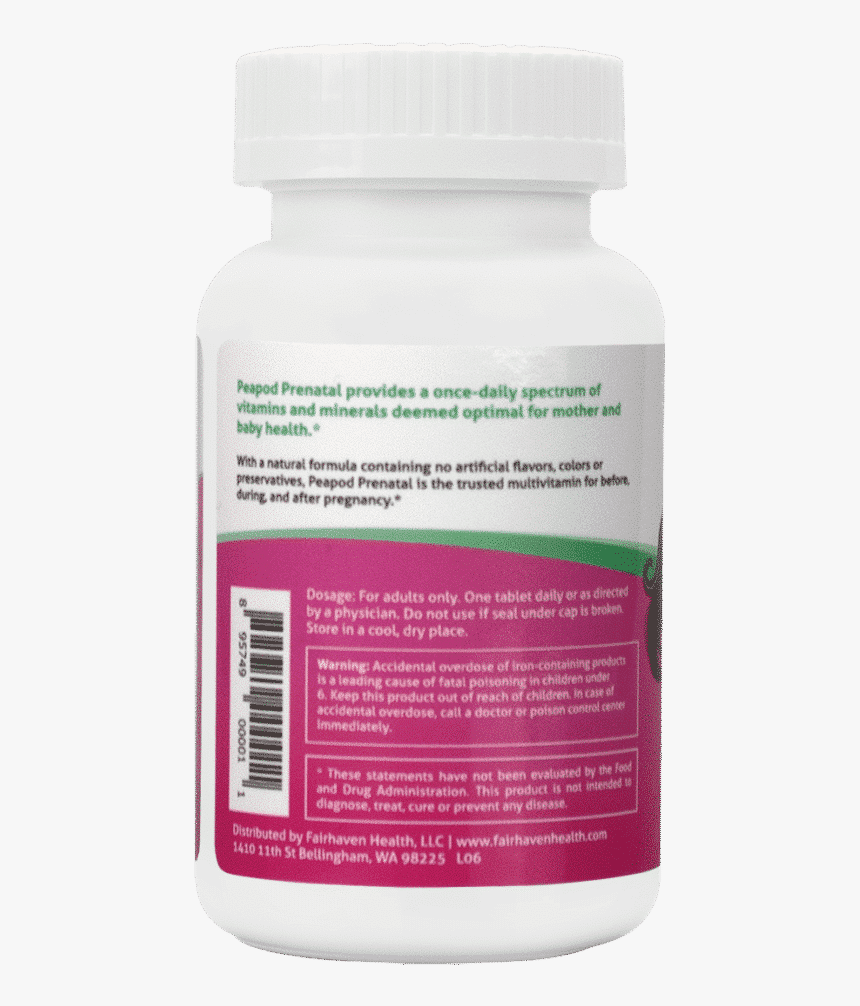 Peapod Prenatal Upc - Pregnancy Pills Prenatal, HD Png Download