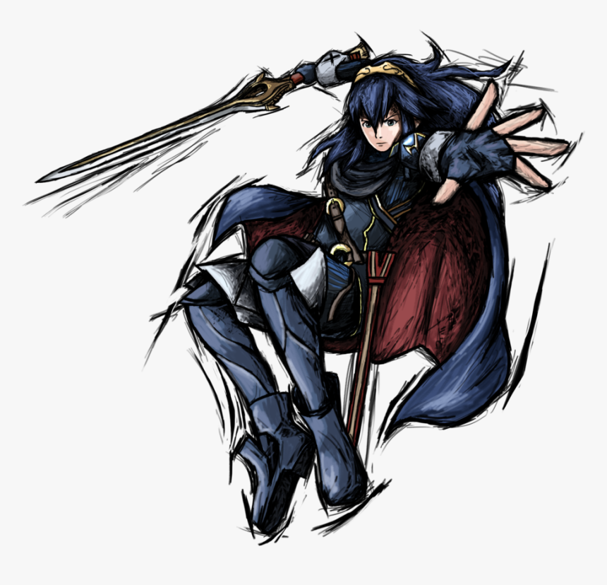 Fire Emblem - Smash Striker - Lucina - Smash 4 Lucina - Smash Striker, HD Png Download
