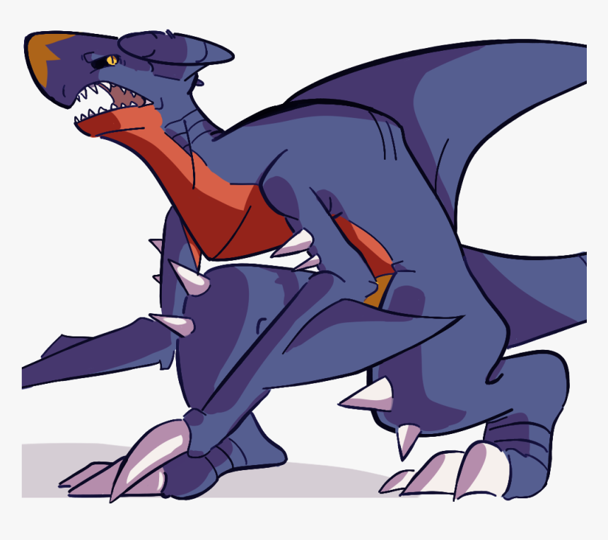 Garchomp - Cartoon, HD Png Download