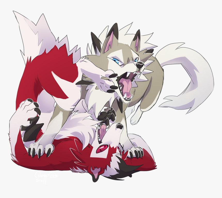 Lycanroc Yaoi, HD Png Download